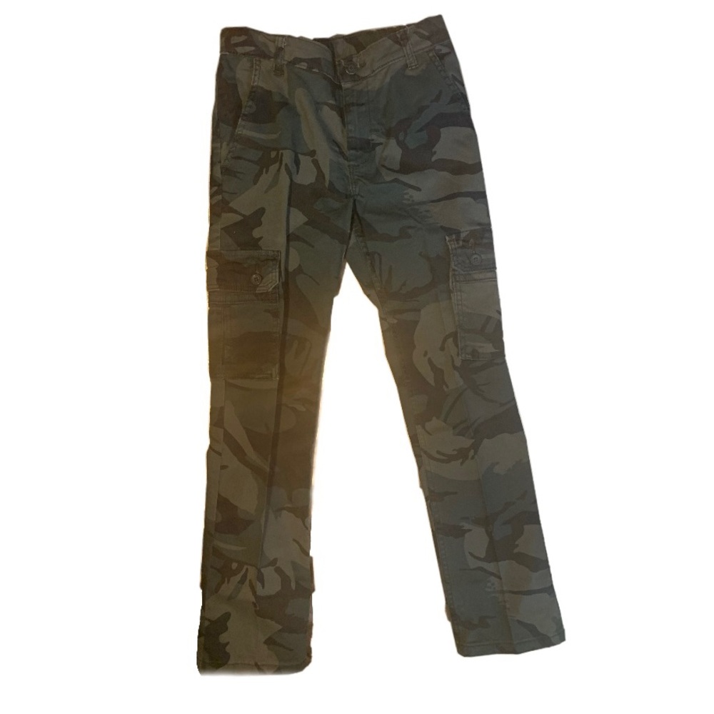 BOYS SLIM STRAIGHT CARGO PANTS